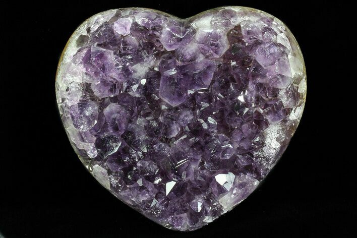 Amethyst Crystal Heart - Uruguay #76815